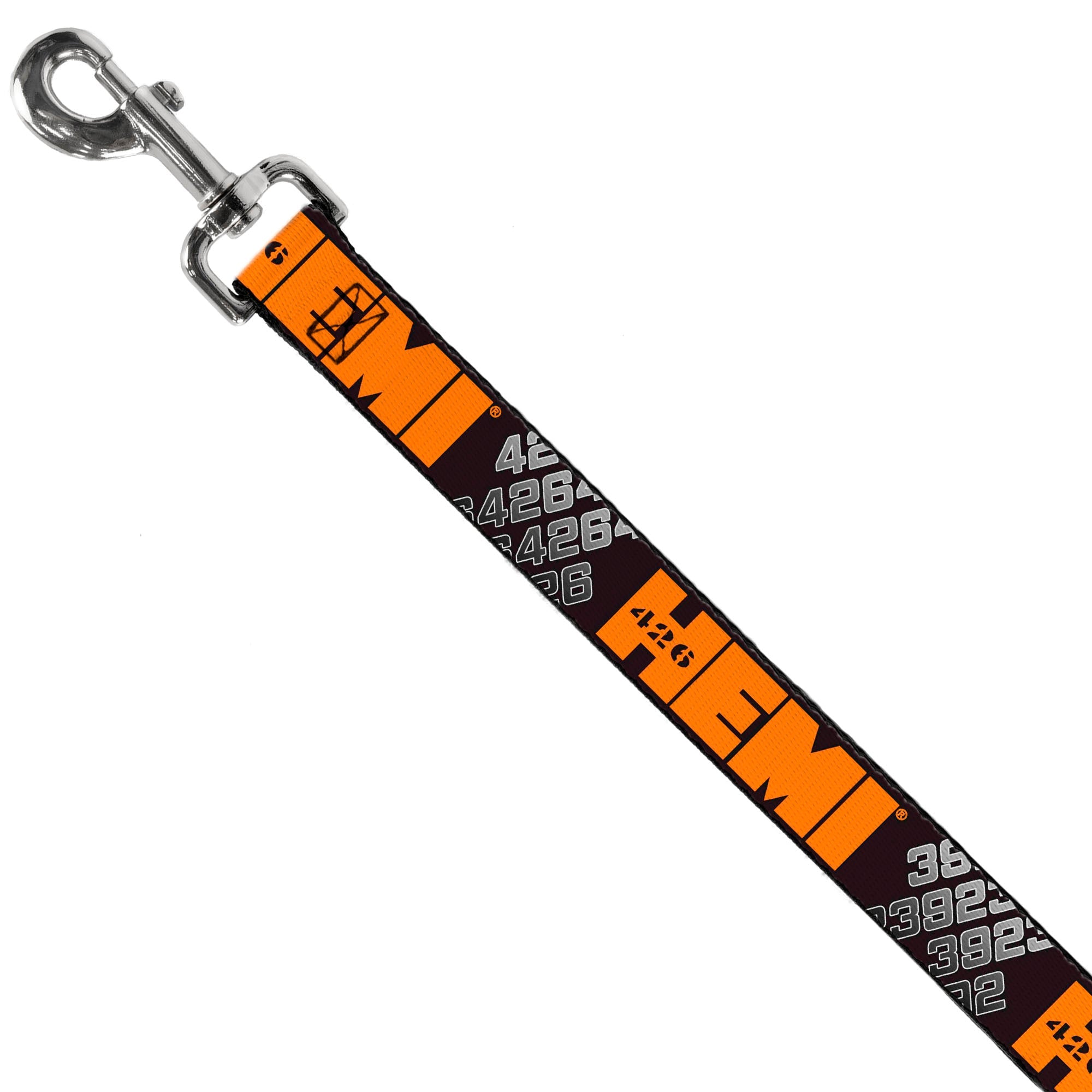 Dog Leash - HEMI 426 Logo 392/426 Black/Orange/Silver-Fade