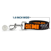 Dog Leash - HEMI 426 Logo 392/426 Black/Orange/Silver-Fade