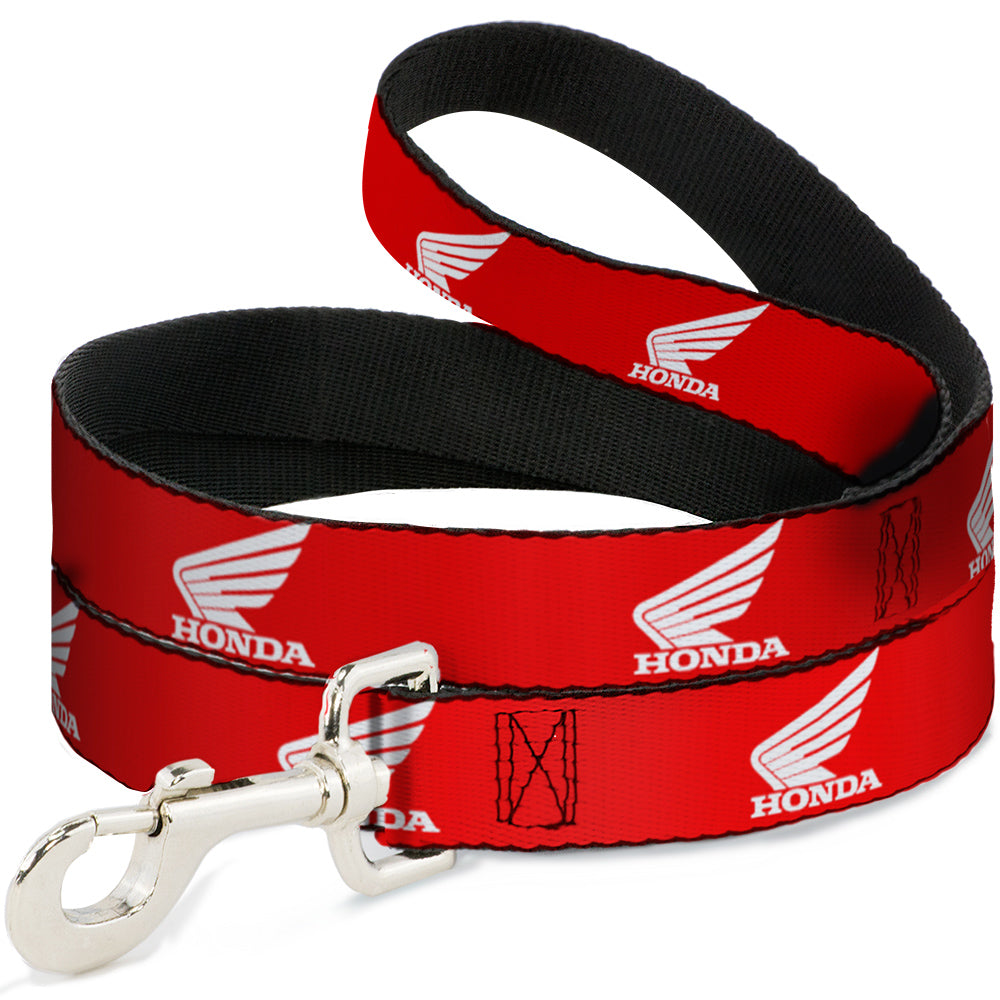 Dog Leash - HONDA Motorcycle Logo Red/White