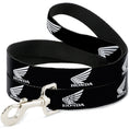 Load image into Gallery viewer, Dog Leash - HONDA Motorcycle Logo Black/White
