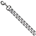 Load image into Gallery viewer, Dog Leash - Chase Elliott Autograph and #9 Checker Logo Black/White/Blue
