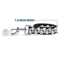 Load image into Gallery viewer, Dog Leash - Chase Elliott Autograph and #9 Checker Logo Black/White/Blue
