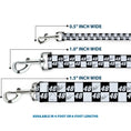 Load image into Gallery viewer, Dog Leash - Alex Bowman Autograph and #48 Checker Logo Black/White
