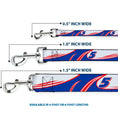 Load image into Gallery viewer, Dog Leash - Kyle Larson #5 Car Scheme White/Blue/Red
