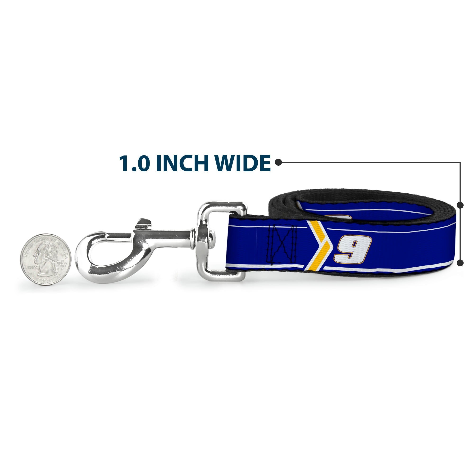 Dog Leash - Chase Elliott #9 Car Scheme Blue/Yellow/White