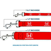 Dog Leash - Honda Logo Red/White