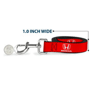 Dog Leash - Honda Logo Red/White
