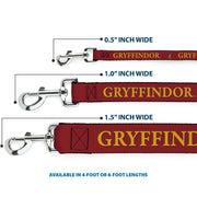 Dog Leash - Harry Potter GRYFFINDOR & Crest Black/Red