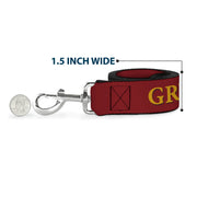 Dog Leash - Harry Potter GRYFFINDOR & Crest Black/Red
