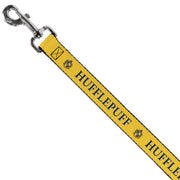 Dog Leash - Harry Potter HUFFLEPUFF & Crest Yellow/Black