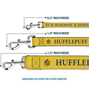 Dog Leash - Harry Potter HUFFLEPUFF & Crest Yellow/Black