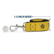 Dog Leash - Harry Potter HUFFLEPUFF & Crest Yellow/Black