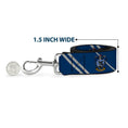 Load image into Gallery viewer, Dog Leash - RAVENCLAW Crest/Stripe Blue/Gray
