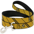 Load image into Gallery viewer, Dog Leash - HUFFLEPUFF Crest/Stripe Yellow/Black
