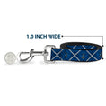 Load image into Gallery viewer, Dog Leash - Harry Potter Ravenclaw Crest Plaid Blues/Gray
