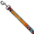 Load image into Gallery viewer, Dog Leash - IRON MAN w/Avengers Logo Cityscape
