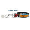 Load image into Gallery viewer, Dog Leash - IRON MAN w/Avengers Logo Cityscape
