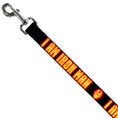 Load image into Gallery viewer, Dog Leash - Iron Man Face/I AM IRON MAN Black/Yellow Glow
