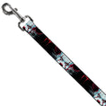 Load image into Gallery viewer, Dog Leash - IT CHAPTER TWO Pennywise Face CLOSE-UP Black/Red/Blues

