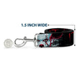 Load image into Gallery viewer, Dog Leash - IT CHAPTER TWO Pennywise Face CLOSE-UP Black/Red/Blues
