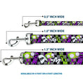 Load image into Gallery viewer, Dog Leash - Invader Zim GIR DOOM Pose Checker Black/Gray

