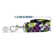 Dog Leash - Invader Zim GIR DOOM Pose Checker Black/Gray