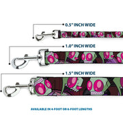 Dog Leash - Invader Zim Close-Up Poses Reds