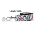 Load image into Gallery viewer, Dog Leash - Invader Zim GIR and Piggy Doddles White/Black
