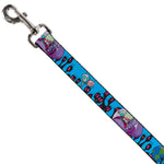 Dog Leash - Invader Zim GIR and Piggy Rule the World Poses Blue