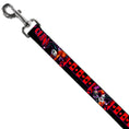 Load image into Gallery viewer, Dog Leash - HARLEY QUINN Bomb Poses/Suits Black/Purple/Red
