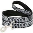 Load image into Gallery viewer, Dog Leash - Harley Quinn's Collar Ruffle White/Black
