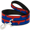 Load image into Gallery viewer, Dog Leash - Harley Quinn Diamond/Stripe Red/Blue
