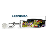 Dog Leash - Superheroines Wonder Woman/Supergirl/Batgirl