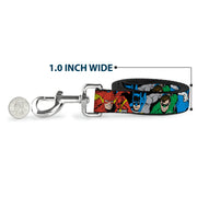 Dog Leash - Justice League Superheroes CLOSE-UP New