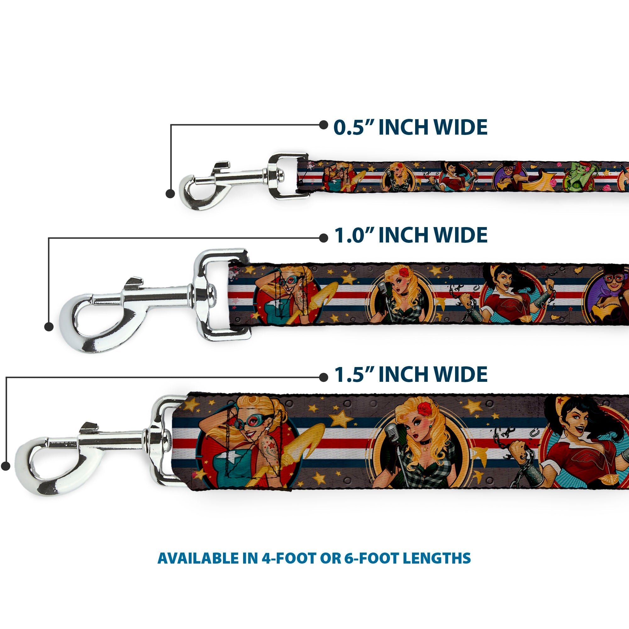Dog Leash - DC Bombshell Pin-Up Girls