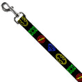 Load image into Gallery viewer, Dog Leash - Justice League Electric Logos Black/Multi Neon
