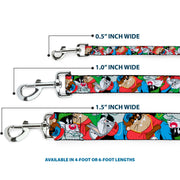 Dog Leash - Looney Tunes 3-B-Boy Stance Character Poses Stacked