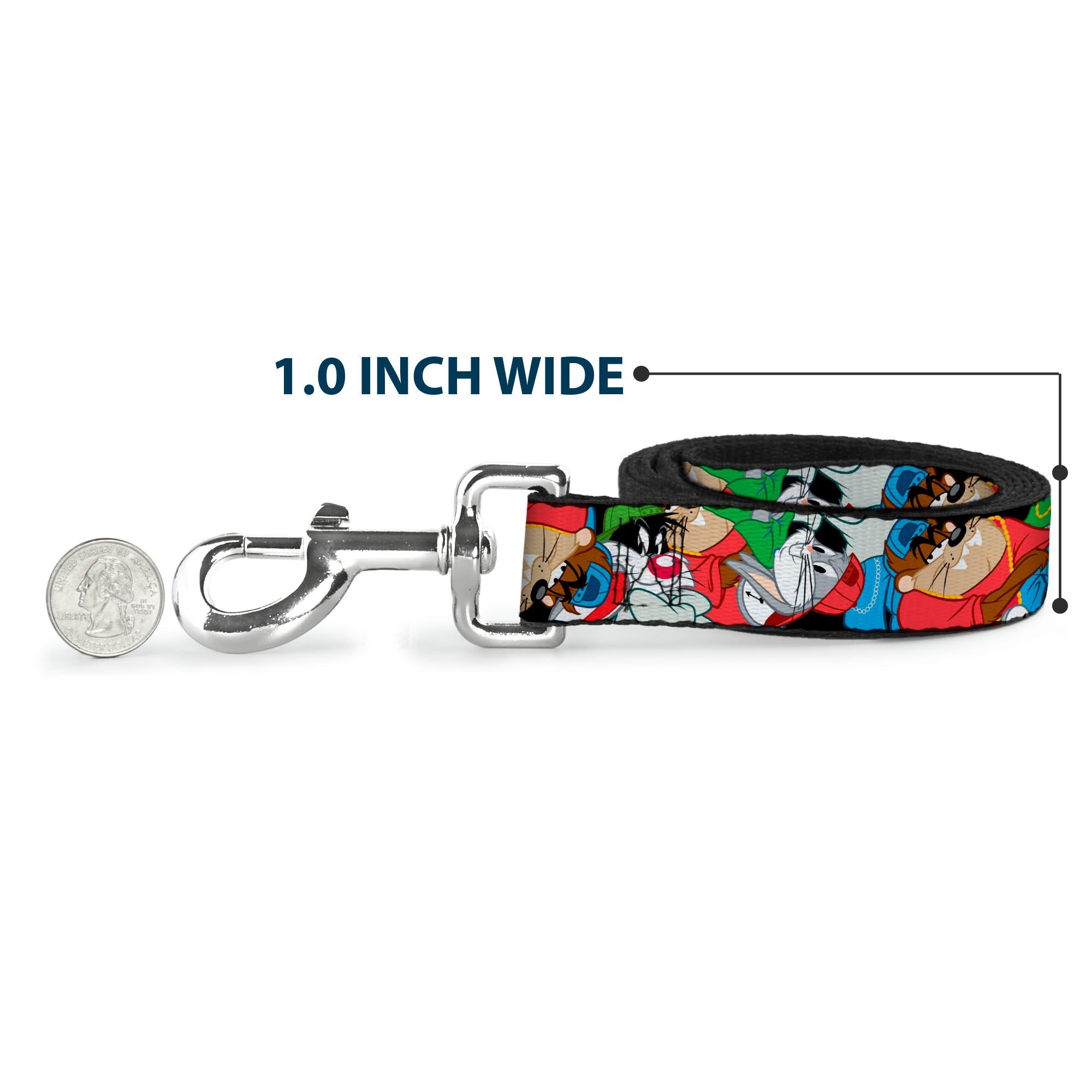 Dog Leash - Looney Tunes 3-B-Boy Stance Character Poses Stacked