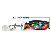 Dog Leash - Looney Tunes 3-B-Boy Stance Character Poses Stacked