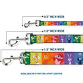 Load image into Gallery viewer, Dog Leash - Looney Tunes 6-Character Pose Pride Blocks Multi Color
