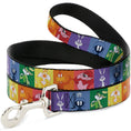 Load image into Gallery viewer, Dog Leash - Looney Tunes 6-Character Pose Pride Blocks Multi Color

