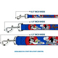 Load image into Gallery viewer, Dog Leash - BUGS BUNNY w/Bugs Poses Blue
