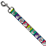 Dog Leash - Bugs Bunny Expression Blocks Multi Color