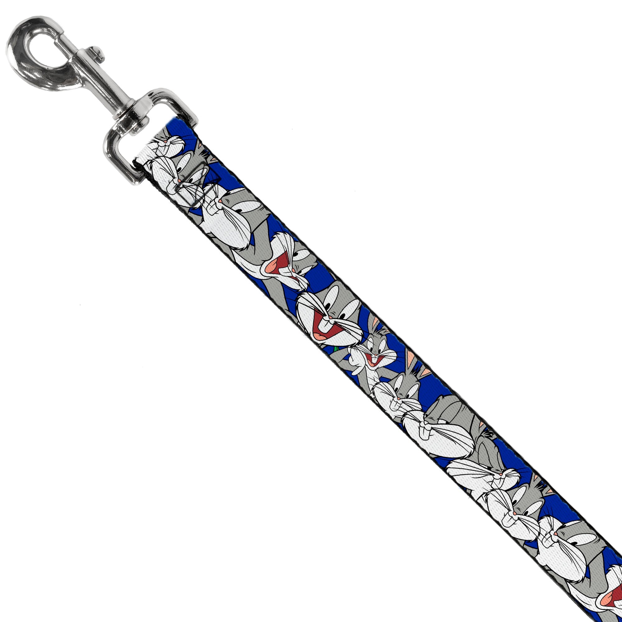 Dog Leash - Bugs Bunny CLOSE-UP Poses Blue