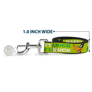 Dog Leash - DAFFY DUCK w/Face CLOSE-UP Greens