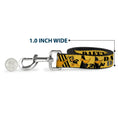 Load image into Gallery viewer, Dog Leash - DAFFY DUCK w/Poses Yellow/Black
