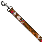 Dog Leash - ELMER FUDD w/Poses Browns