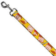 Dog Leash - Elmer Fudd Expressions Yellow