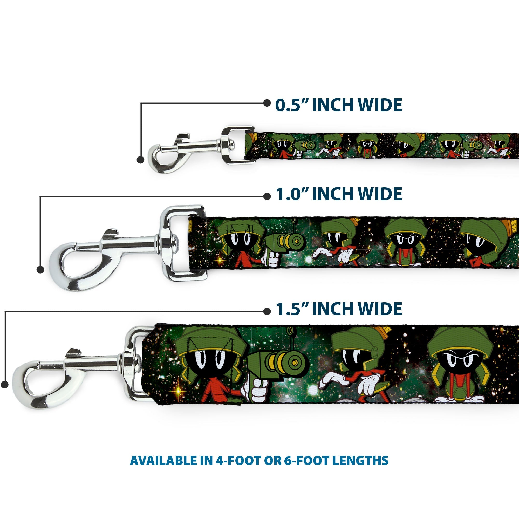 Dog Leash - Marvin the Martian 4-Poses Galaxy