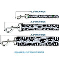 Load image into Gallery viewer, Dog Leash - Marvin the Martian Expressions Stacked White/Black/Green/Gold
